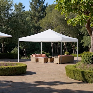 Foto 3 | Ilios Innova | Toldo Plegable Blanco 2x3 Impermeable Y Resistente Al Clima Con Estructura De Hierro Y Tela Oxford.