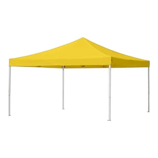 Foto 1 | Ilios Innova | Toldo Plegable Amarillo 2x3 Impermeable Y Resistente Al Clima Con Estructura De Hierro Y Tela Oxford.