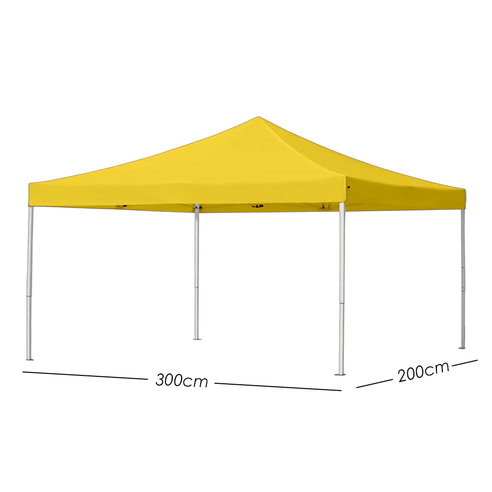 Foto 3 pulgar | Ilios Innova | Toldo Plegable Amarillo 2x3  Impermeable Y Resistente Al Clima Con Estructura De Hierro Y Tela Oxford.