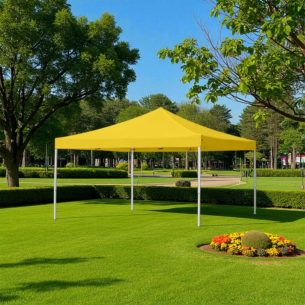 Foto 4 pulgar | Ilios Innova | Toldo Plegable Amarillo 2x3  Impermeable Y Resistente Al Clima Con Estructura De Hierro Y Tela Oxford.