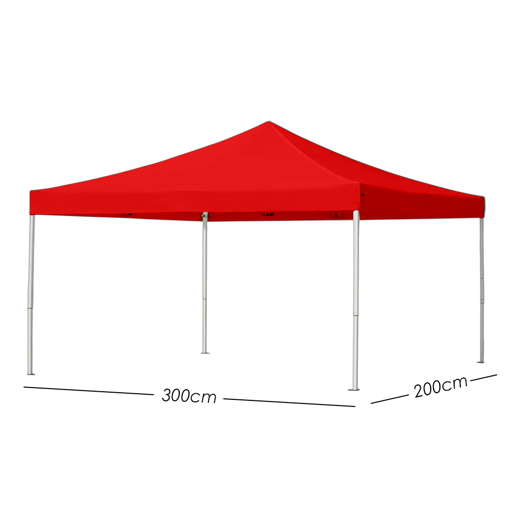 Foto 3 pulgar | Ilios Innova | Toldo Plegable Rojo 2x3  Impermeable Y Resistente Al Clima Con Estructura De Hierro Y Tela Oxford.