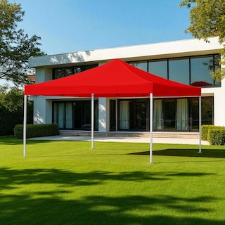 Foto 4 | Ilios Innova | Toldo Plegable Rojo 2x3 Impermeable Y Resistente Al Clima Con Estructura De Hierro Y Tela Oxford.