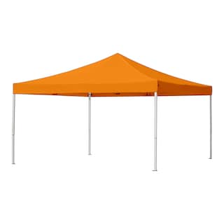 Foto 1 | Ilios Innova | Toldo Plegable Naranja 2x3 Impermeable Y Resistente Al Clima Con Estructura De Hierro Y Tela Oxford.