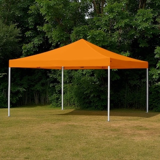 Foto 3 | Ilios Innova | Toldo Plegable Naranja 2x3 Impermeable Y Resistente Al Clima Con Estructura De Hierro Y Tela Oxford.