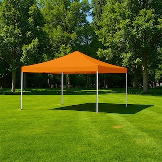 Foto 4 | Ilios Innova | Toldo Plegable Naranja 2x3 Impermeable Y Resistente Al Clima Con Estructura De Hierro Y Tela Oxford.