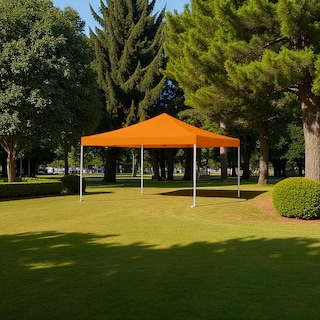 Foto 5 | Ilios Innova | Toldo Plegable Naranja 2x3 Impermeable Y Resistente Al Clima Con Estructura De Hierro Y Tela Oxford.