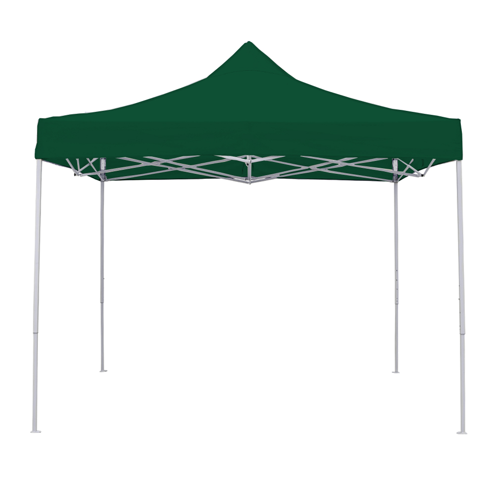 Ilios Innova | Toldo Plegable Verde 3x3  Impermeable Y Resistente Al Clima Con Estructura De Hierro Y Tela Oxford.