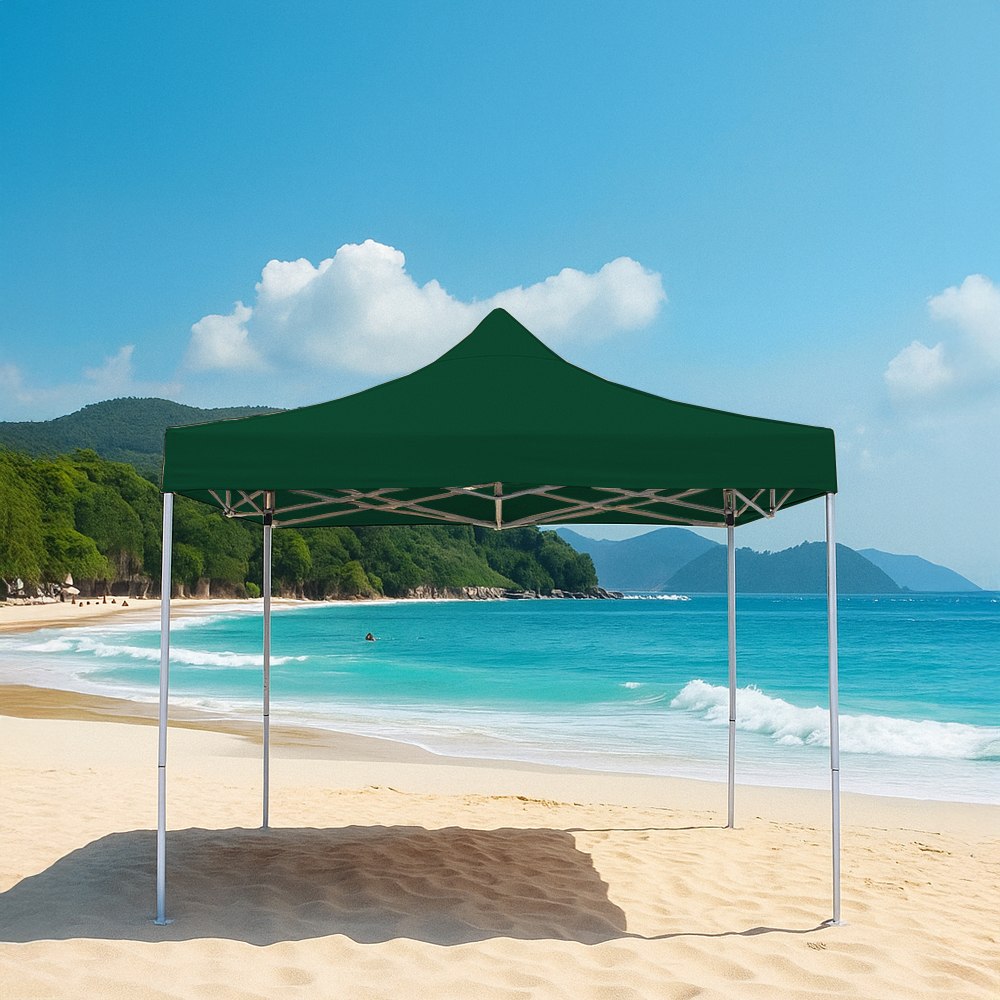 Foto 4 pulgar | Ilios Innova | Toldo Plegable Verde 3x3  Impermeable Y Resistente Al Clima Con Estructura De Hierro Y Tela Oxford.