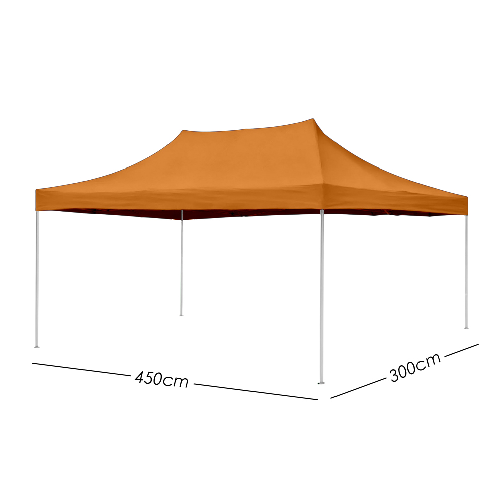 Foto 3 pulgar | Ilios Innova | Toldo Plegable Naranja 3x4.5  Impermeable Y Resistente Al Clima Con Estructura De Hierro Y Tela Oxford.
