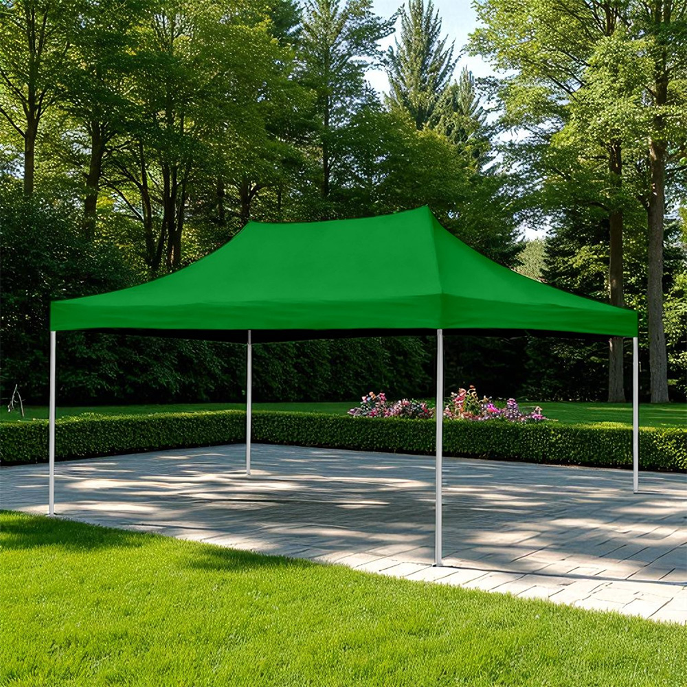 Foto 4 pulgar | Ilios Innova | Toldo Plegable Verde 3x4.5  Impermeable Y Resistente Al Clima Con Estructura De Hierro Y Tela Oxford.