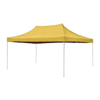 Foto 1 | Ilios Innova | Toldo Plegable Amarillo 3x4.5 Impermeable Y Resistente Al Clima Con Estructura De Hierro Y Tela Oxford.