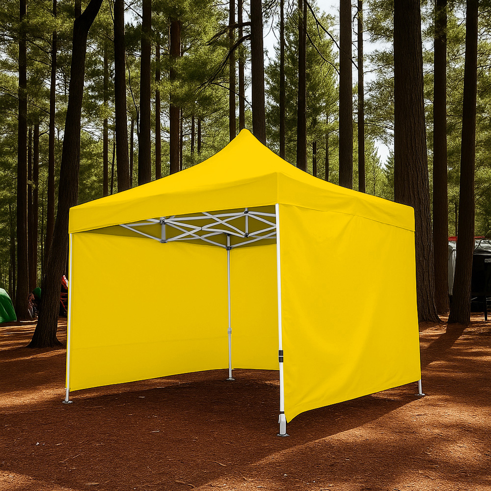 Foto 5 pulgar | Ilios Innova | Toldo Plegable Amarillo 2x3 Con Paredes Laterales  Impermeable  Velcro De Ajuste  Ideal Para Exterior.