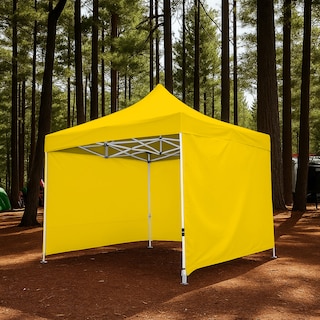 Foto 4 | Ilios Innova | Toldo Plegable Amarillo 2x3 Con Paredes Laterales Impermeable Velcro De Ajuste Ideal Para Exterior.