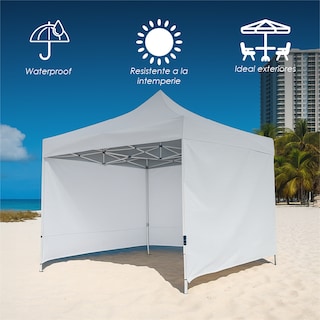 Foto 5 | Ilios Innova | Toldo Plegable Blanco 2x3 Con Paredes Laterales Impermeable Velcro De Ajuste Ideal Para Exterior.