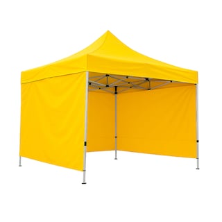 Foto 1 | Ilios Innova | Toldo Plegable Amarillo 2x2 Con Paredes Laterales Impermeable Velcro De Ajuste Ideal Para Exterior.