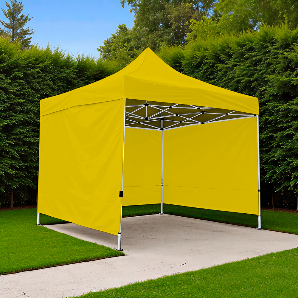 Foto 4 pulgar | Ilios Innova | Toldo Plegable Amarillo 2x2 Con Paredes Laterales  Impermeable  Velcro De Ajuste  Ideal Para Exterior.
