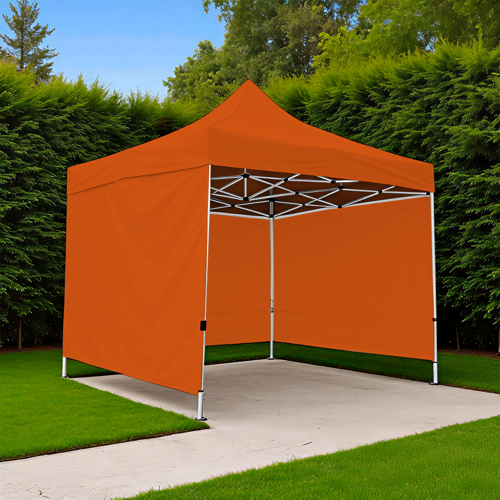 Foto 4 pulgar | Ilios Innova | Toldo Plegable Naranja 2x2 Con Paredes Laterales  Impermeable  Velcro De Ajuste  Ideal Para Exterior.