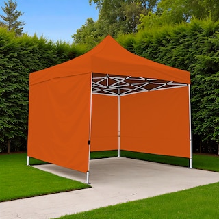 Foto 3 | Ilios Innova | Toldo Plegable Naranja 2x2 Con Paredes Laterales Impermeable Velcro De Ajuste Ideal Para Exterior.
