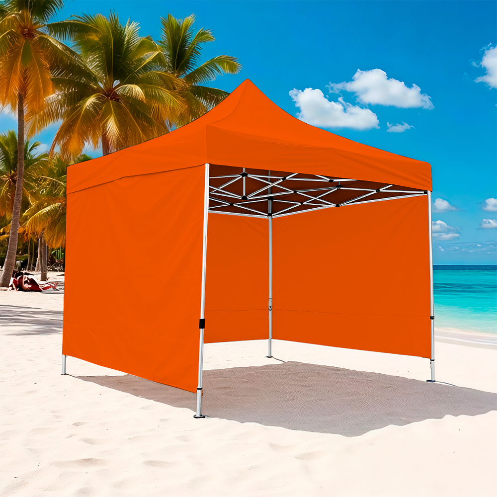Foto 5 pulgar | Ilios Innova | Toldo Plegable Naranja 2x2 Con Paredes Laterales  Impermeable  Velcro De Ajuste  Ideal Para Exterior.