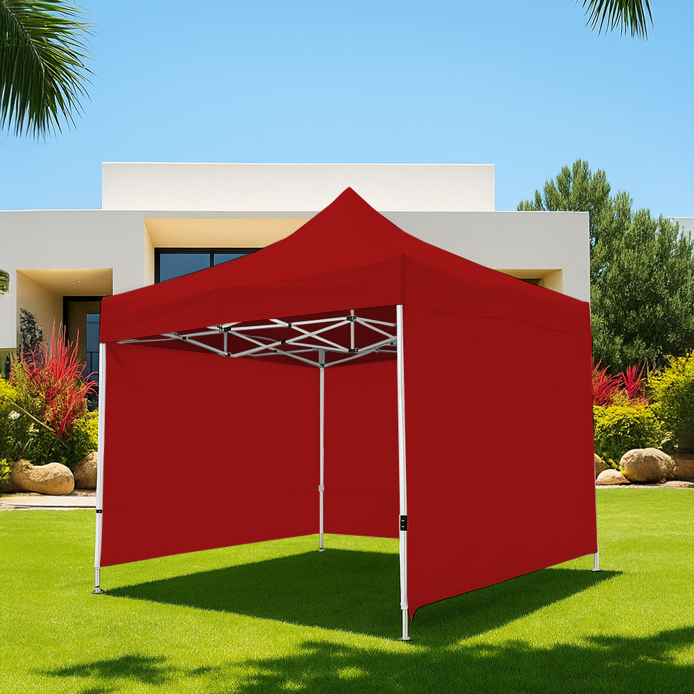 Foto 4 pulgar | Ilios Innova | Toldo Plegable Rojo 2x3 Con Paredes Laterales  Impermeable  Velcro De Ajuste  Ideal Para Exterior.