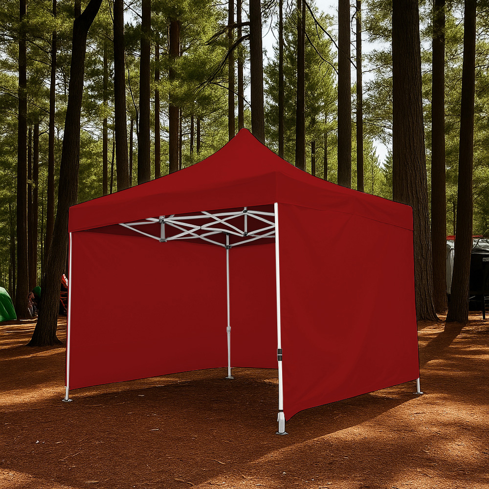 Foto 5 pulgar | Ilios Innova | Toldo Plegable Rojo 2x3 Con Paredes Laterales  Impermeable  Velcro De Ajuste  Ideal Para Exterior.