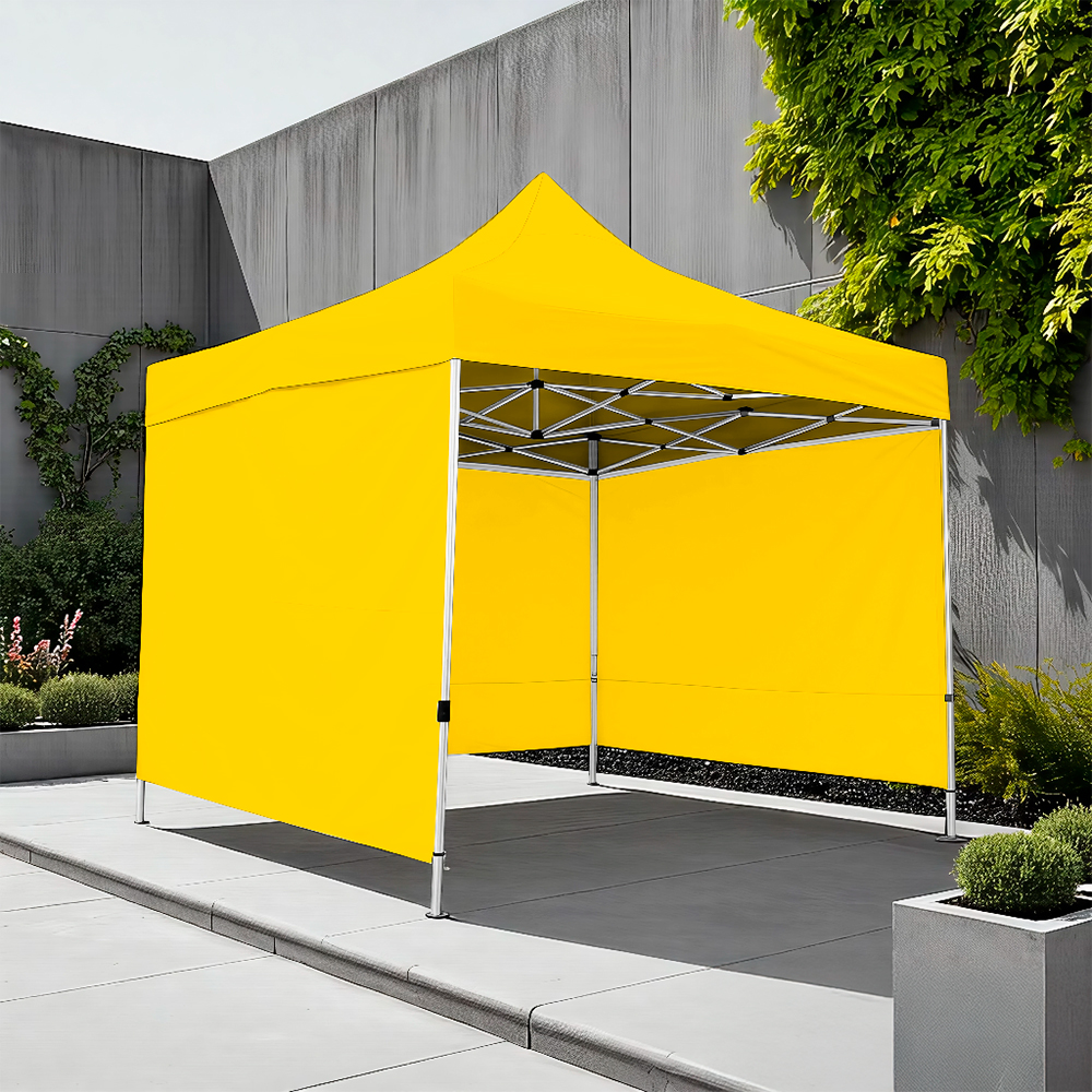 Foto 5 pulgar | Ilios Innova | Toldo Plegable Amarillo 3x3 Con Paredes Laterales  Impermeable  Velcro De Ajuste  Ideal Para Exterior.