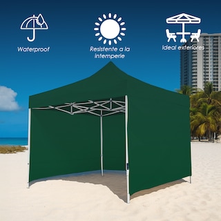 Foto 5 | Ilios Innova | Toldo Plegable Verde 2x3 Con Paredes Laterales Impermeable Velcro De Ajuste Ideal Para Exterior.
