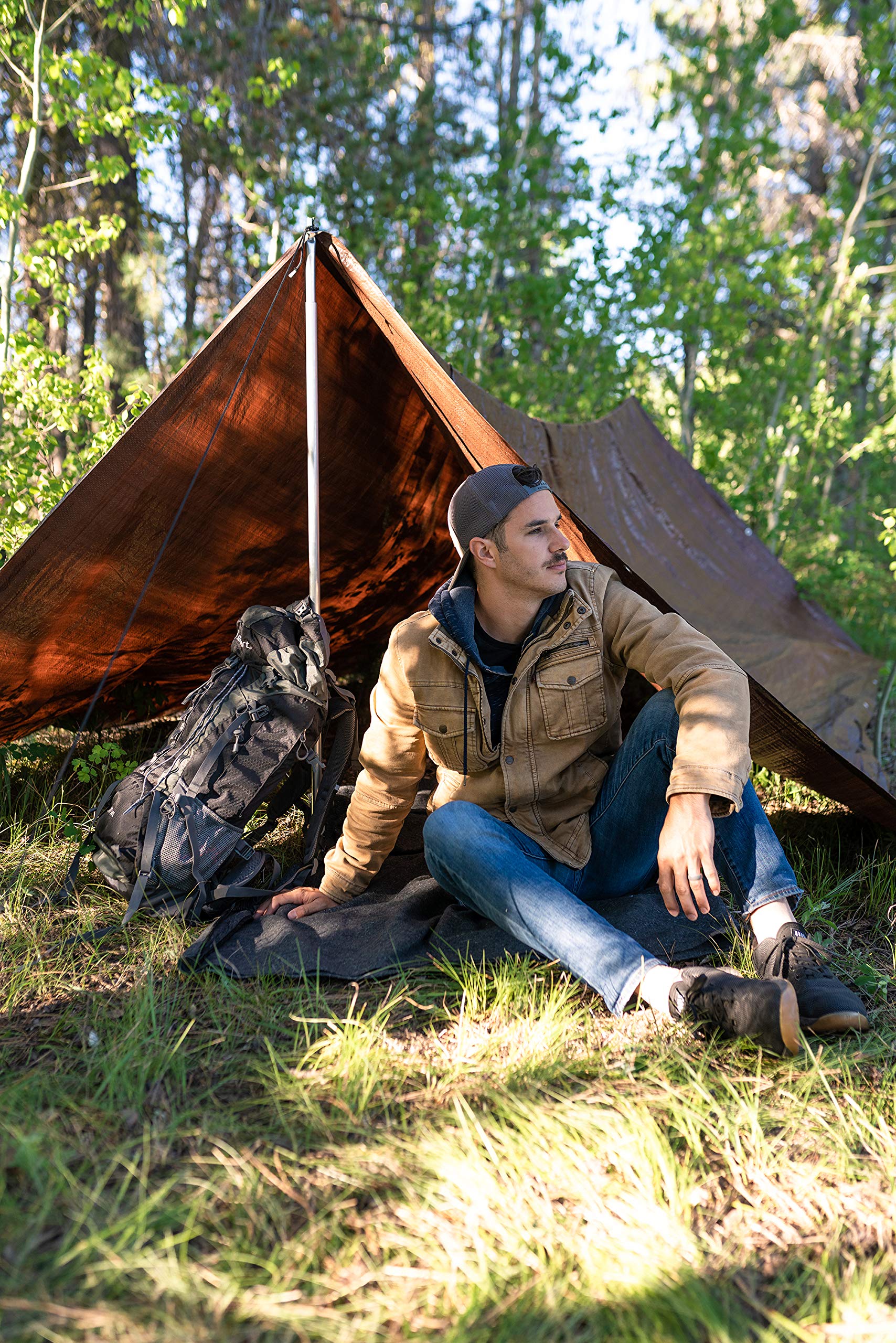 Foto 5 pulgar | Tarp Stansport  Ligero  Antidesgarros  3 04 M X 3 65 M  Color Marrón - Venta Internacional.