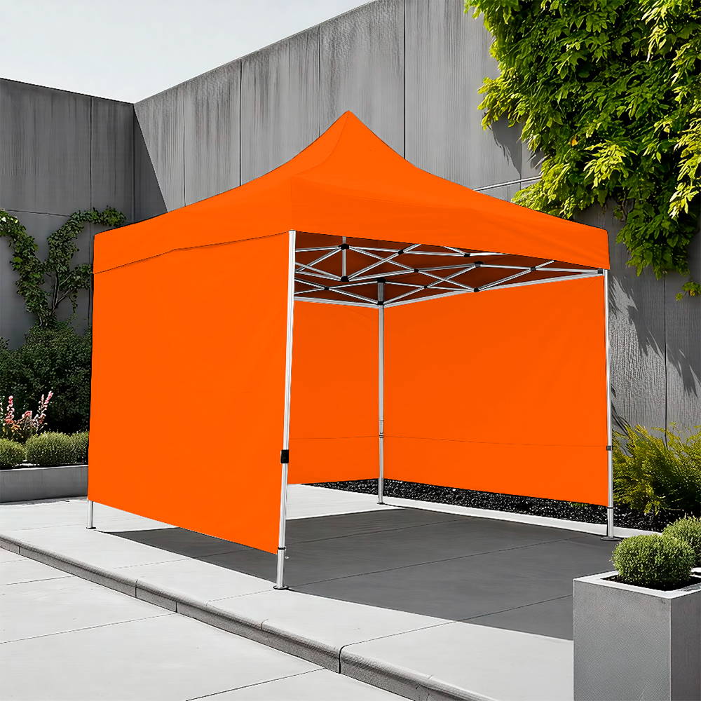 Foto 5 pulgar | Ilios Innova | Toldo Plegable Naranja 3x3 Con Paredes Laterales  Impermeable  Velcro De Ajuste  Ideal Para Exterior.
