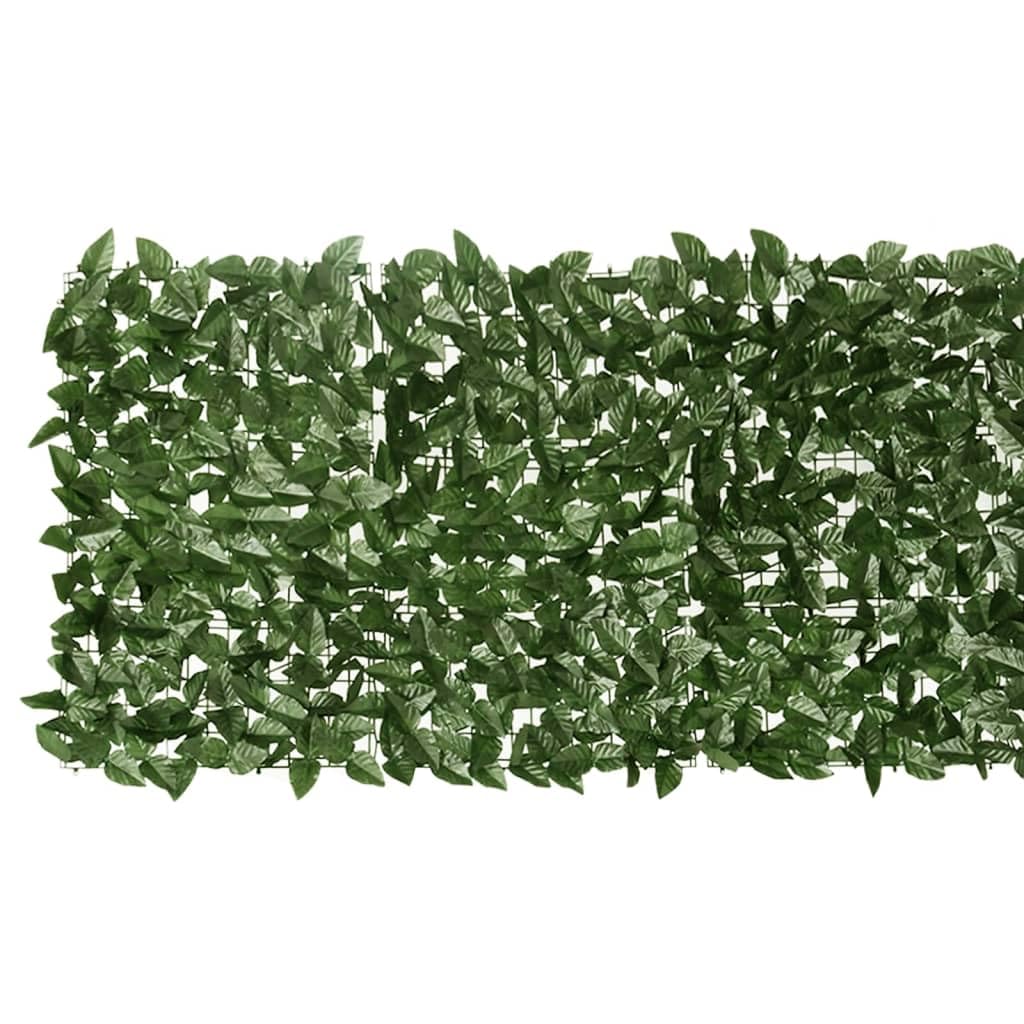 Foto 4 pulgar | Mampara Balcón Vidaxl Con Hojas De Color Verde Oscuro  600 X 75 Cm  Polietileno - Venta Internacional.