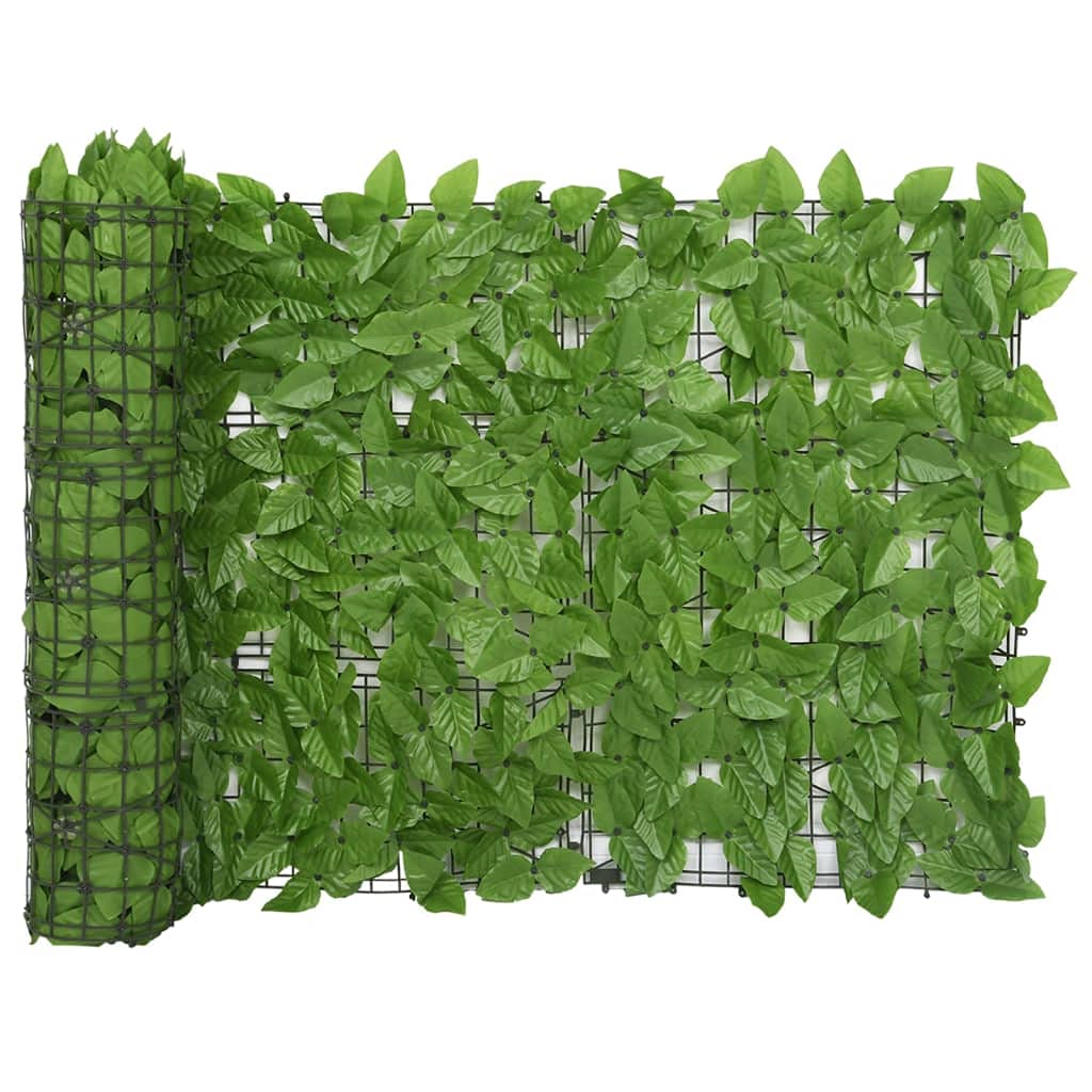 Pantalla De Privacidad Vidaxl Para Balcón Con Hojas Verdes  500 X 75 Cm - Venta Internacional.