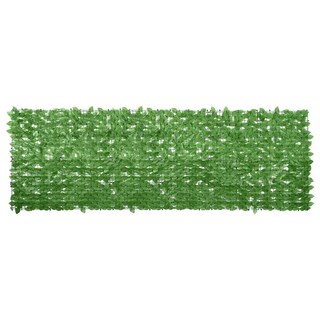 Foto 1 | Mampara Balcón Vidaxl Green Leaves 300x100 Cm De Polietileno - Venta Internacional.