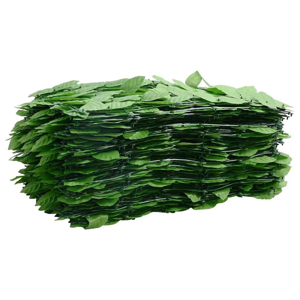 Foto 3 pulgar | Mampara Balcón Vidaxl Green Leaves 300x100 Cm De Polietileno - Venta Internacional.