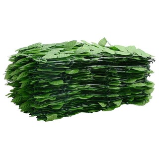 Foto 2 | Mampara Balcón Vidaxl Green Leaves 300x100 Cm De Polietileno - Venta Internacional.
