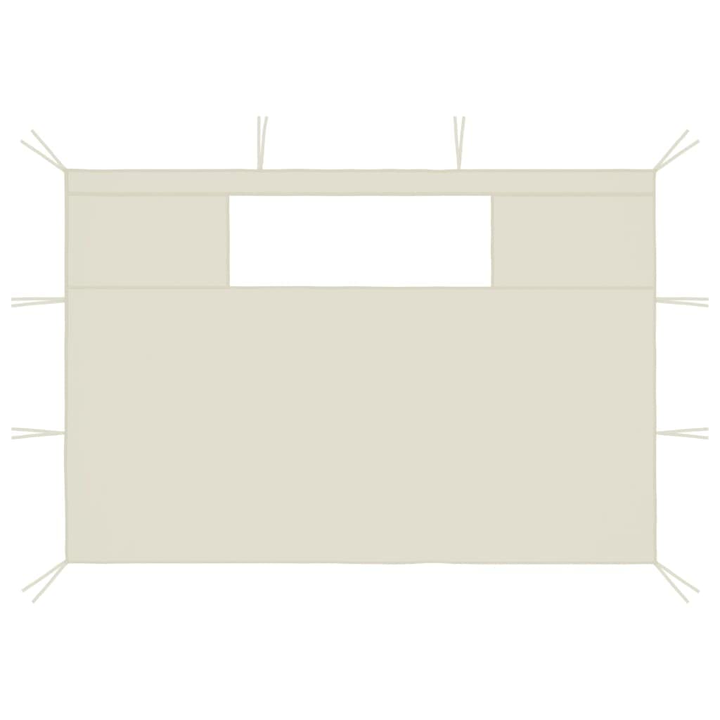 Foto 3 | Carpa Gazebo Sidewalls Vidaxl  Versátil  Para Fiestas Al Aire Libre  Color Crema - Venta Internacional.