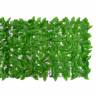 Foto 3 | Mampara Balcón Vidaxl Green Leaves 300x75 Cm De Polietileno - Venta Internacional.