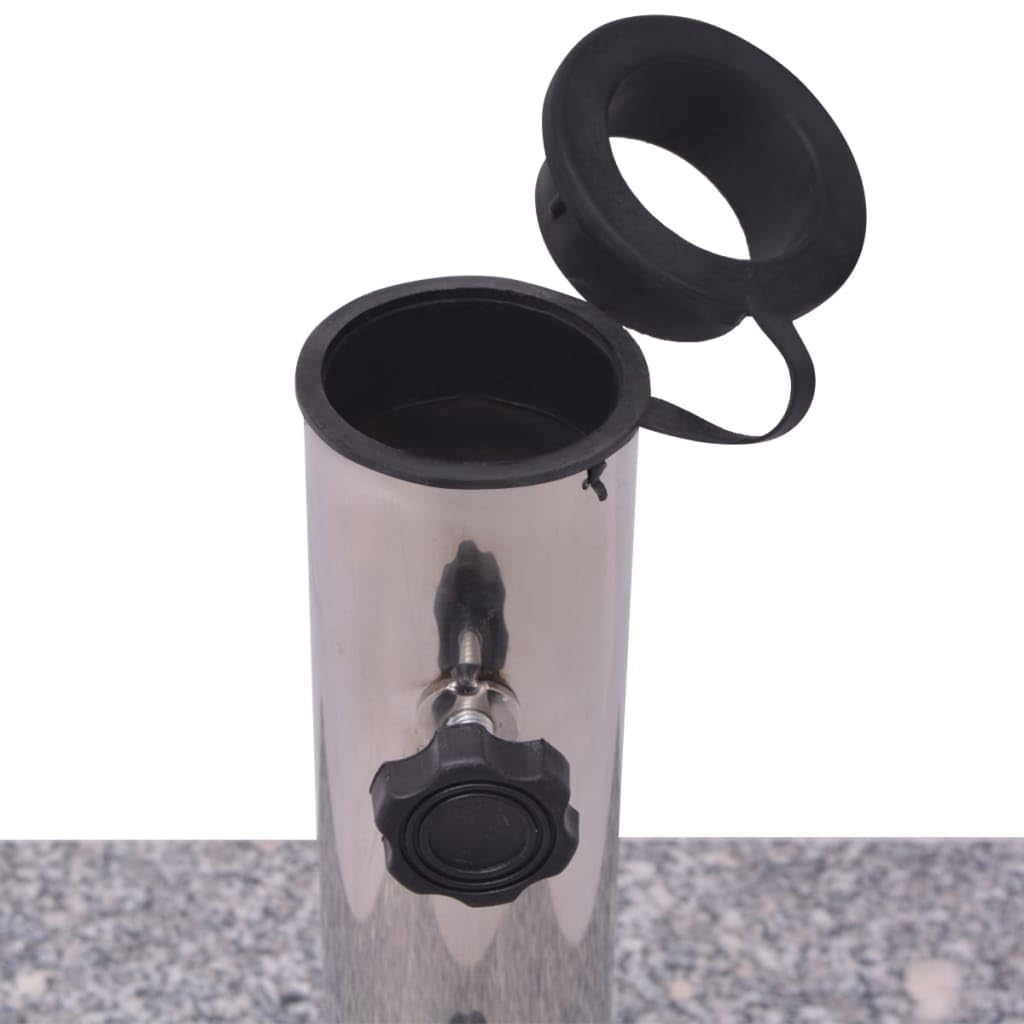 Foto 4 pulgar | Paragüero Vidaxl Con Base De Sombrilla De Granito, 20 Kg, Color Gris - Venta Internacional.