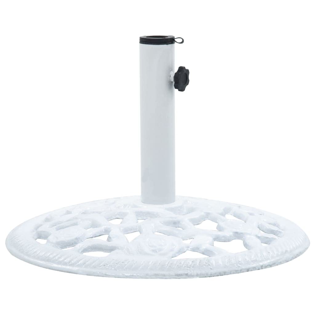 Foto 3 pulgar | Base Redonda Para Paraguas Vidaxl, 12 Kg, Hierro Fundido, Color Blanco, 48 X 33 Cm - Venta Internacional.