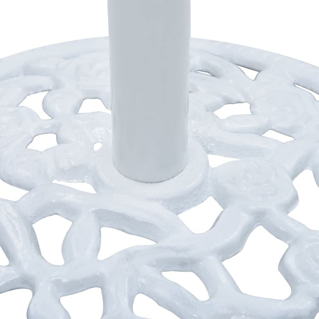 Foto 5 pulgar | Base Redonda Para Paraguas Vidaxl, 12 Kg, Hierro Fundido, Color Blanco, 48 X 33 Cm - Venta Internacional.