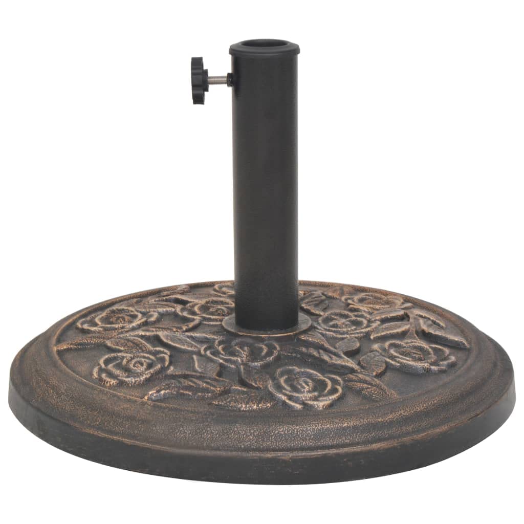 Foto 4 pulgar | Soporte Para Sombrilla Vidaxl, Duradero Y Resistente A La Intemperie, Color Bronce - Venta Internacional.