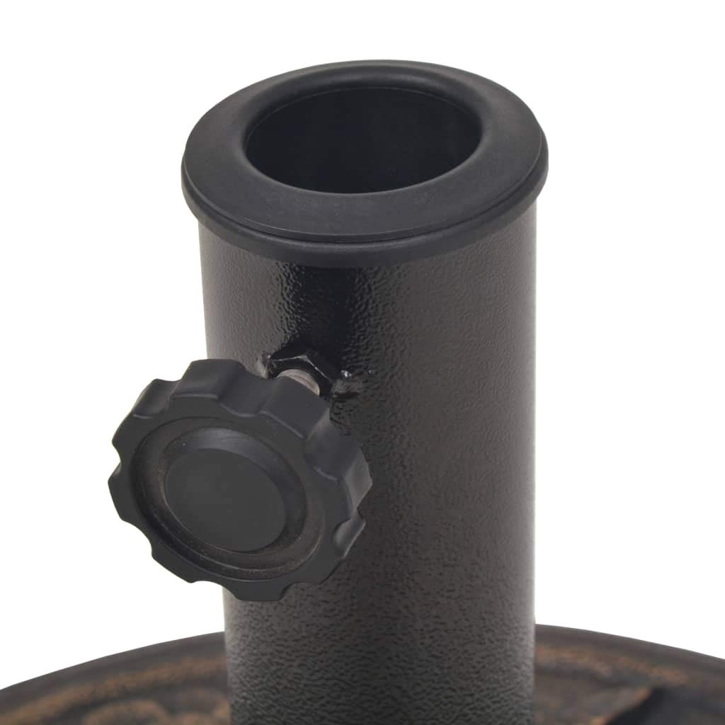 Foto 7 pulgar | Soporte Para Sombrilla Vidaxl, Duradero Y Resistente A La Intemperie, Color Bronce - Venta Internacional.