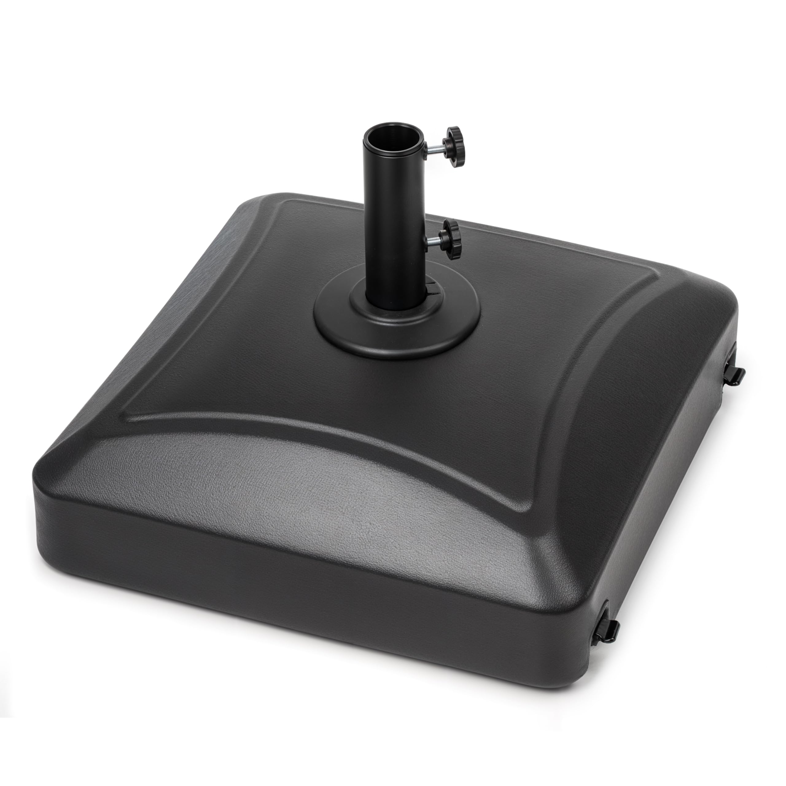 Base Para Sombrilla De Patio Ipower De 56,7 Kg De Capacidad Con 4 Ruedas, Color Negro - Venta Internacional.