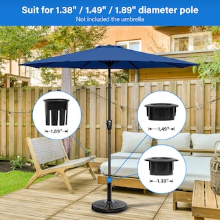 Foto 4 | Base De Sombrilla Simple De Lujo, Resistente, 14 Kg, Para Patio Y Exterior - Venta Internacional.