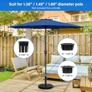 Foto 6 | Base Para Paraguas Market Simple Deluxe Heavy Duty De 14 Kg, Color Negro - Venta Internacional.