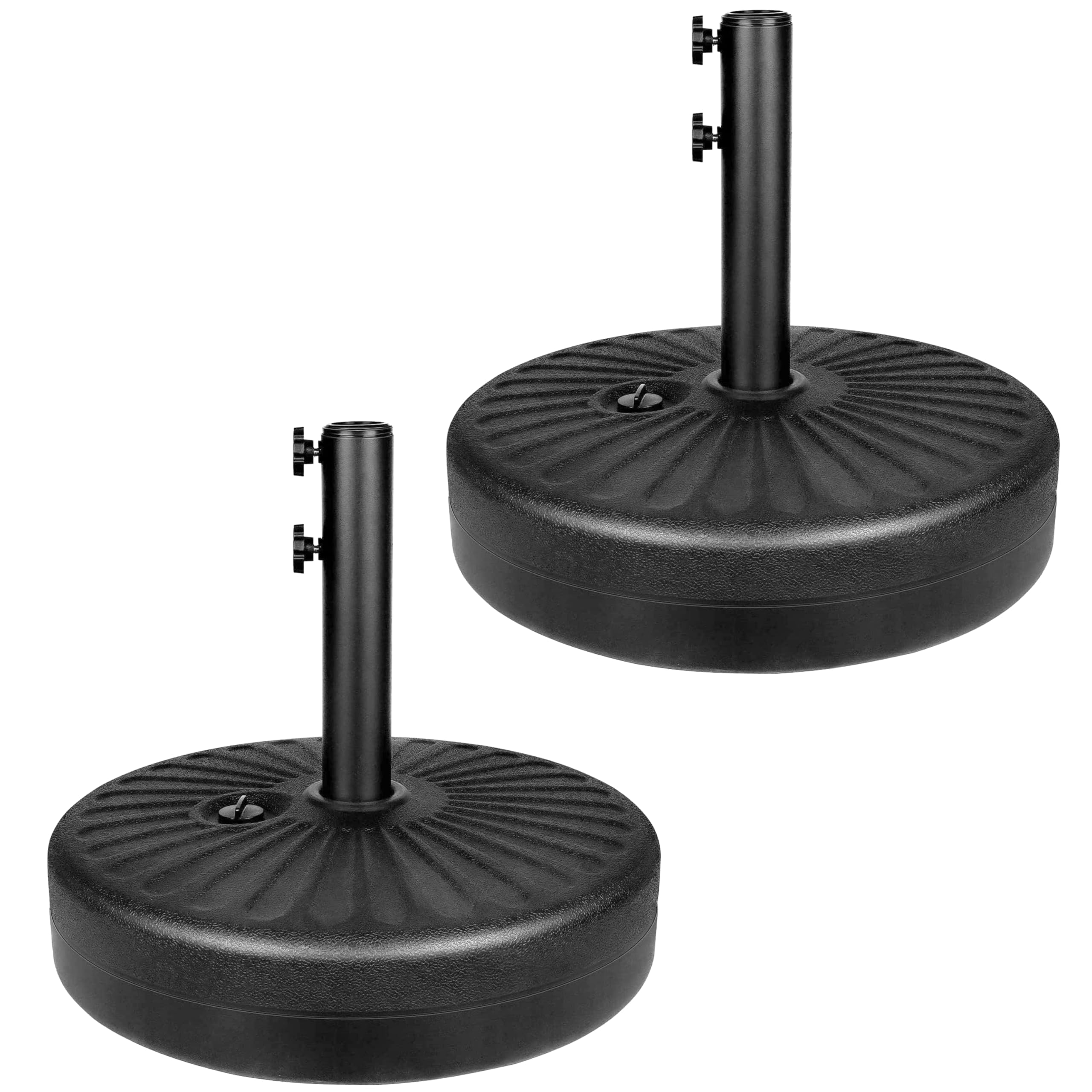 Foto 2 pulgar | Soporte Para Sombrilla De Patio Simple Deluxe 20, Redondo, 50 Kg, Paquete De 2 - Venta Internacional.