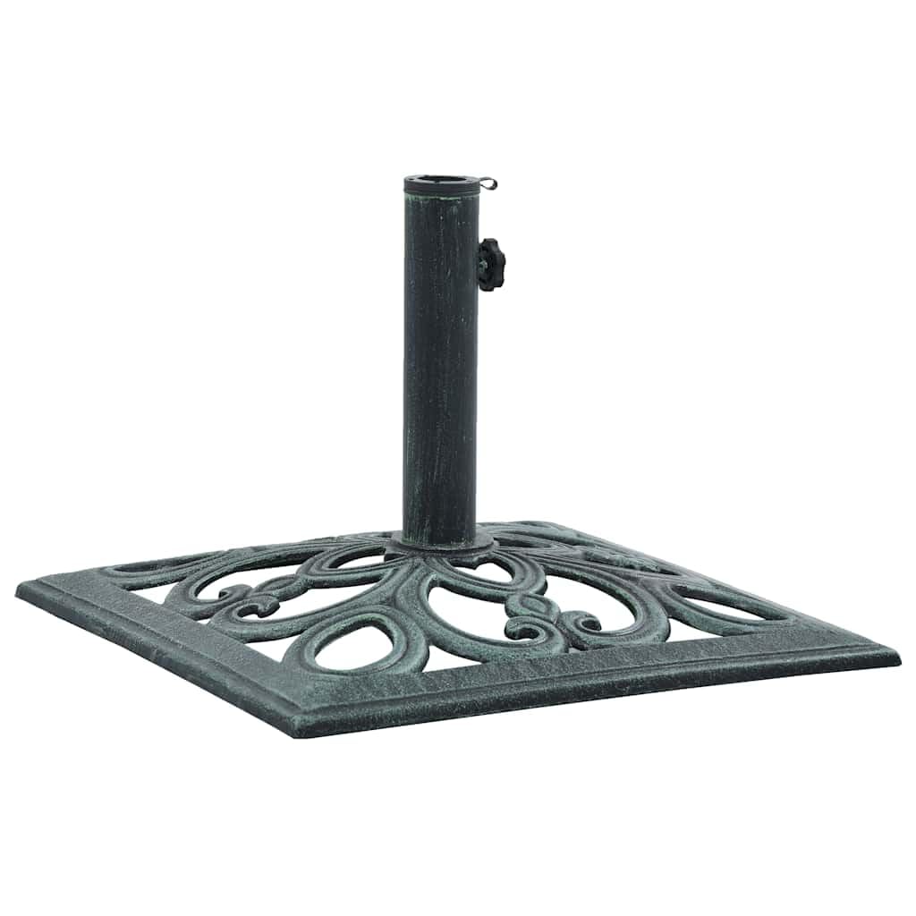 Base Cuadrada Para Paraguas Vidaxl Para Exteriores, 12 Kg, Hierro Fundido - Venta Internacional.