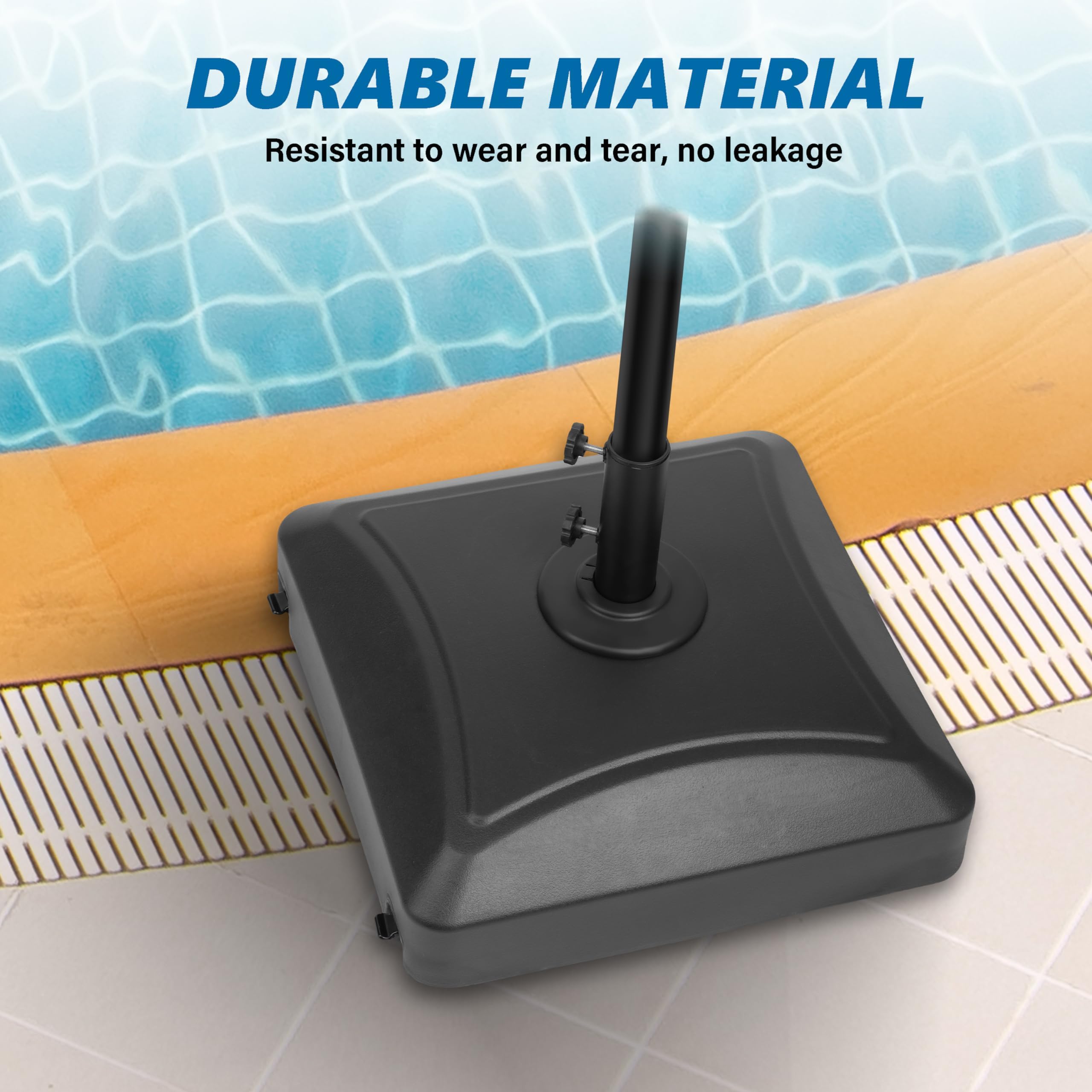 Foto 5 | Base Para Sombrilla De Patio  Sencilla  De Lujo  Rellenable  56 7 Kg De Capacidad - Venta Internacional.
