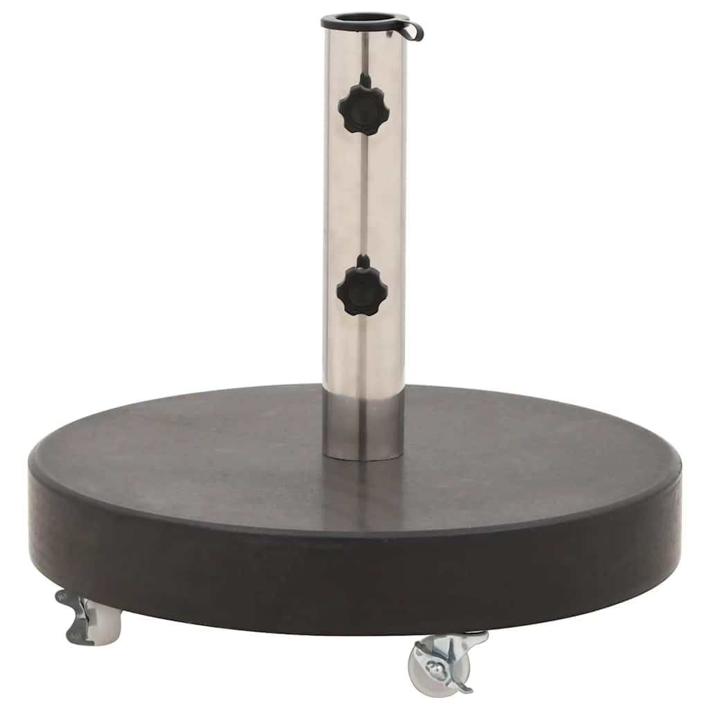 Foto 6 pulgar | Base Redonda Vidaxl De Granito De 30 Kg Con Ruedas De 45 Cm De Diámetro  Color Negro - Venta Internacional.