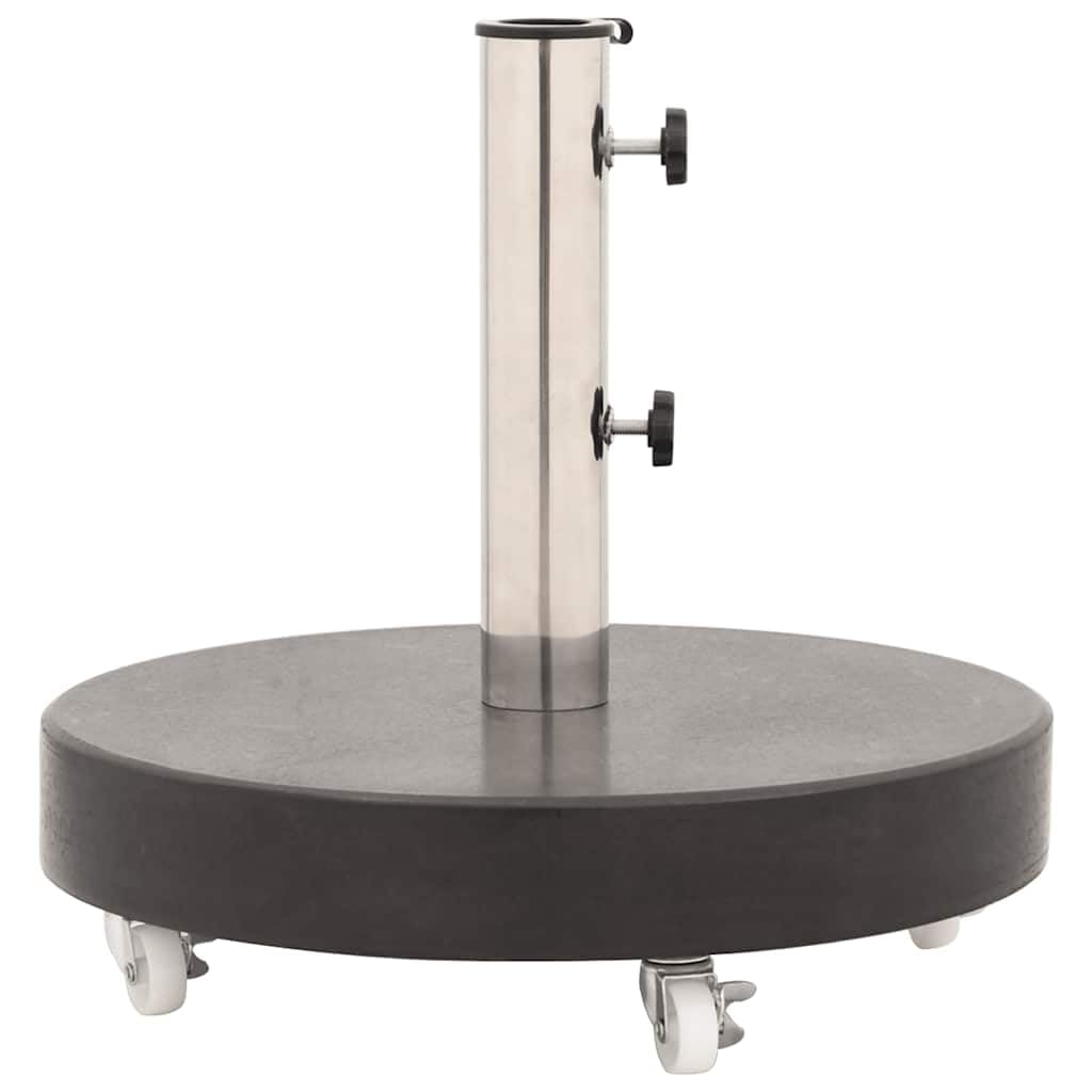 Foto 7 pulgar | Base Redonda Vidaxl De Granito De 30 Kg Con Ruedas De 45 Cm De Diámetro  Color Negro - Venta Internacional.