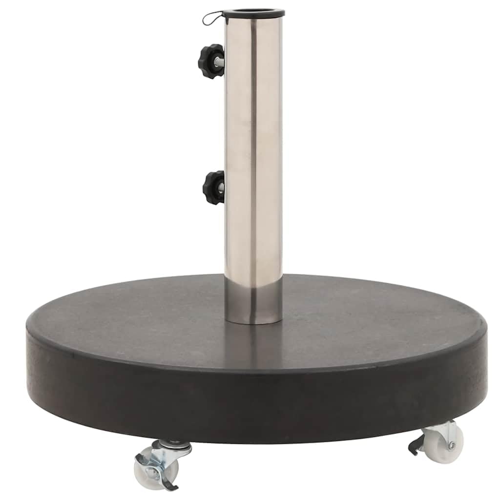 Foto 8 pulgar | Base Redonda Vidaxl De Granito De 30 Kg Con Ruedas De 45 Cm De Diámetro  Color Negro - Venta Internacional.